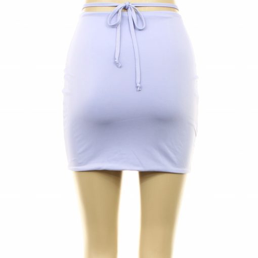 Shein ráncolt lila szoknya