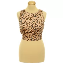 NastyGal mintás  szatén top