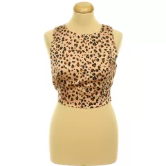 NastyGal mintás  szatén top