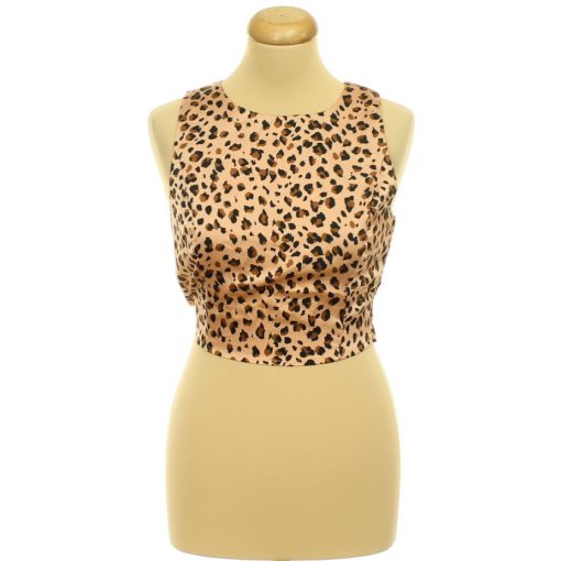 NastyGal mintás  szatén top