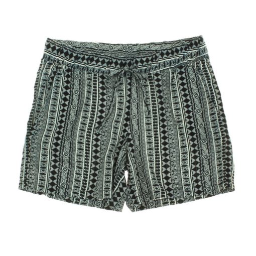 Mintás fekete short