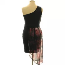 Miss Selfridge mintás-fekete ruha