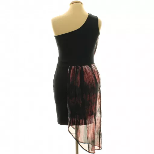 Miss Selfridge mintás-fekete ruha