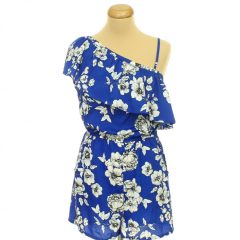 New Look virágmintás kék overál