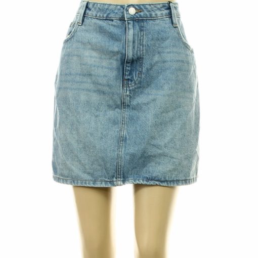 New Look kék farmer miniszoknya