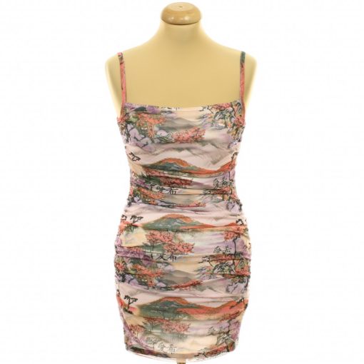 Pretty Little Thing mintás necc ruha