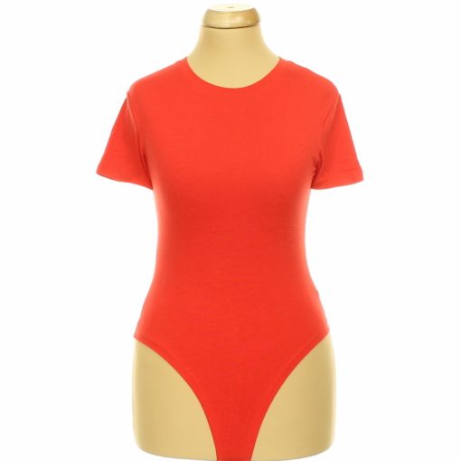 Primark piros sztreccs body