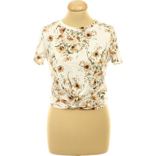 H&M csavart virágmintás felső