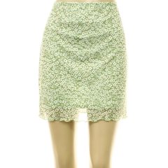 Virágmintás necc szoknya