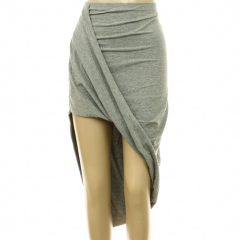 Aszimmetrikus szürke szoknya