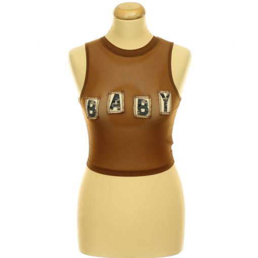 Shein barna necc top