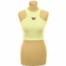 Primark hímzett sárga top