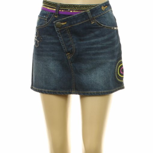 Desigual sötétkék farmer miniszoknya