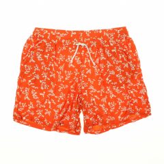 Bonprix virágmintás narancssárga short