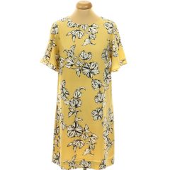 H&M virágmintás sárga ruha