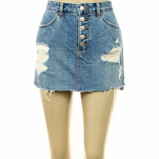 Pull&Bear szaggatott farmer szoknya