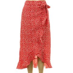 Shein virágmintás átlapolt szoknya