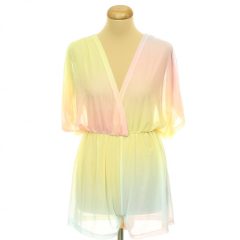 Színes necc strandoverál