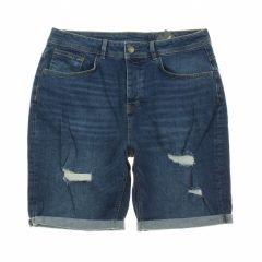 DenimCo. szaggatott férfi farmer rövidnadrág