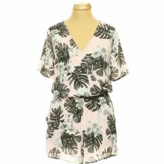 Divided virágmintás overál