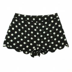 Atmosphere pöttyös fekete short