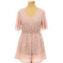 Emery Rose mintás rózsaszín overál