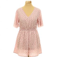 Emery Rose mintás rózsaszín overál