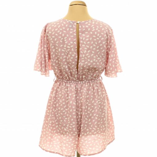 Emery Rose mintás rózsaszín overál