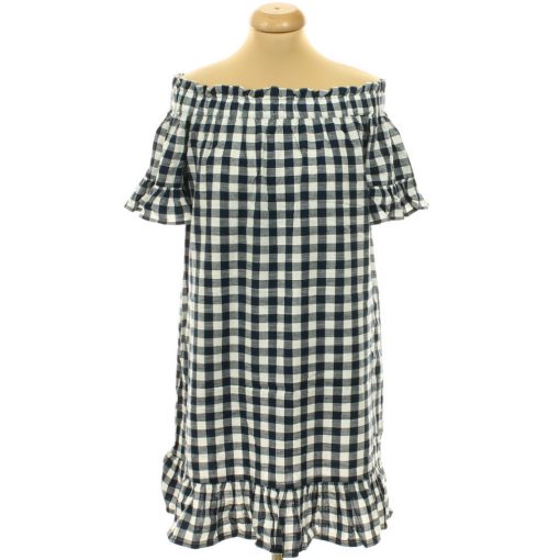 River Island kockás ruha