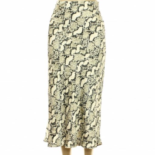 H&M kígyóbőrmintás szatén szoknya