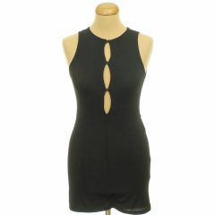 Shein fekete elasztikus overál