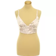Zara mintás szatén top