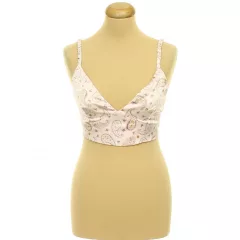 Zara mintás szatén top