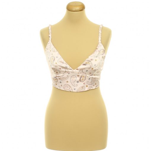 Zara mintás szatén top