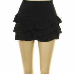 Maje fekete selyem miniszoknya