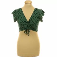 Shein mintás zöld top