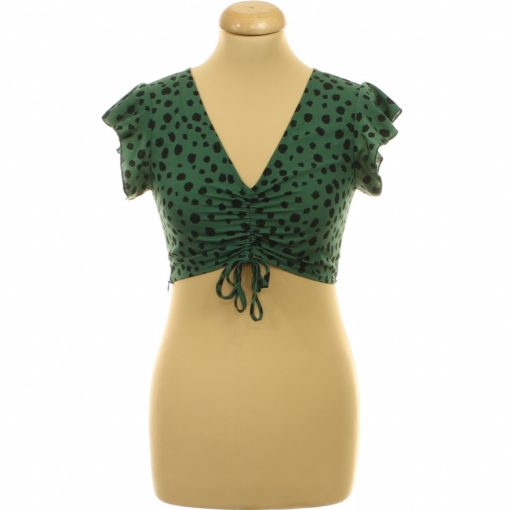 Shein mintás zöld top
