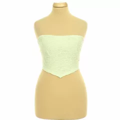 Shein fűzős zöld top