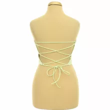 Shein fűzős zöld top