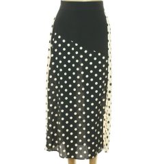 River Island pöttyös szatén szoknya