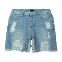 Boohoo szaggatott férfi farmer short