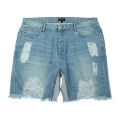 Boohoo szaggatott férfi farmer short