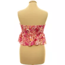 Shein gumírozott top