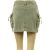 Khakizöld cargo szoknya