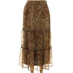 New Look leopárdmintás barna szoknya