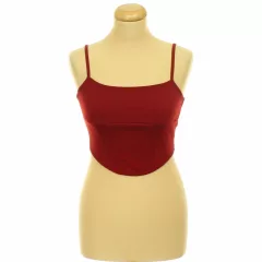Shein bordó top