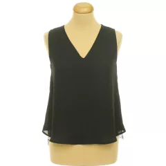 Shein csipkebetétes fekete felső