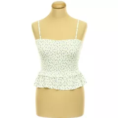 Primark gumírozott mintás top