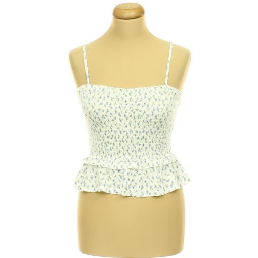 Primark gumírozott mintás top