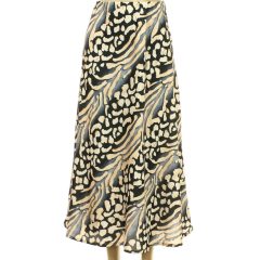 Mintás szatén szoknya